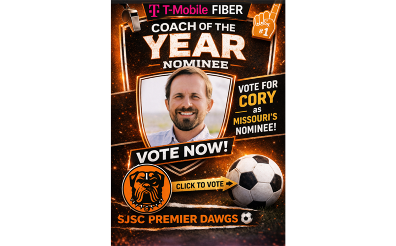 VOTE FOR CORY - Coach of the Year
